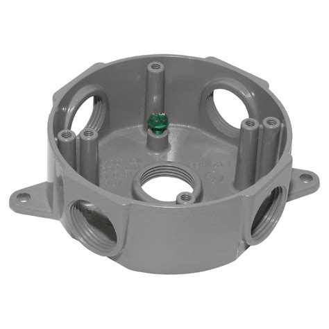 metal wall round electrical box|1 deep round electrical box.